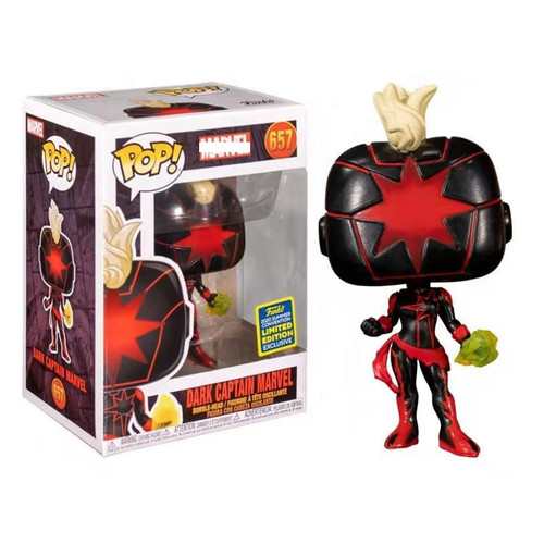FUNK POP // DARK CAPTAIN MARVEL // VINYL COLLECTABLE TOY *LIMITED EDITION*
