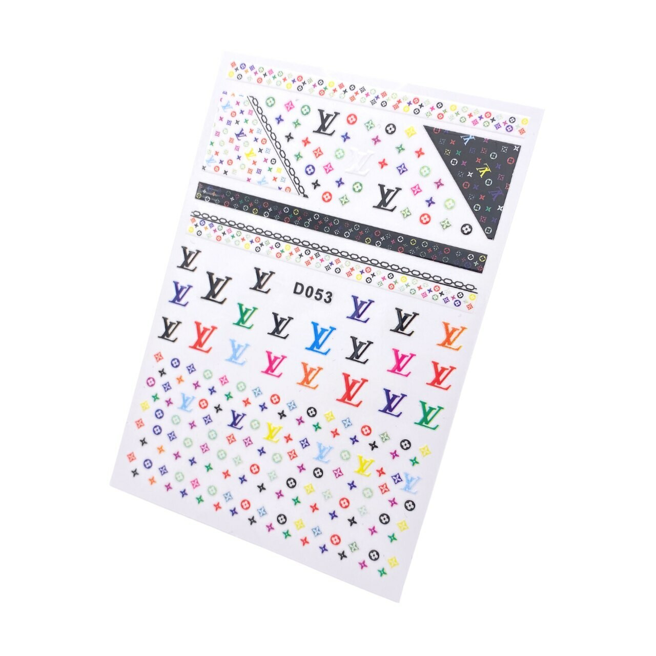 Designer Logo Nail Art Transfer Foil Set