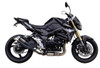 SUZUKI GSR 750 2011-2016 IXIL L3X DUAL HYPERLOW XL BLACK (SLIP ON EXHAUST)