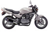 KAWASAKI ER-5 ALL YEARS IXIL XTREM BLACK OVAL (slip on exhaust)