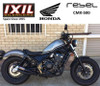 Honda CMX300 Rebel 300 2017-2024 IXIL L3X DUAL HYPERLOW XL BLACK (SLIP ON EXHAUST)