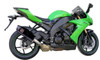 KAWASAKI ZX-10R 2008-2010 IXIL XTREM BLACK OVAL (CAT ON slip on exhaust)