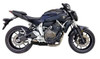 YAMAHA MT-07 2014-2020 IXIL L3XB DUAL HYPERLOW XL BLACK (FULL SYSTEM EXHAUST)