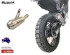 CFMOTO 450MT 2024-2026 MUSARRI GP Street Slip-on Exhaust - Black or Stainless - product photo