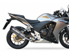 Honda CBR500R 2013-2015 IXIL Xtrem Stainless HEXOVAL Slip-on Exhaust - product photo 1