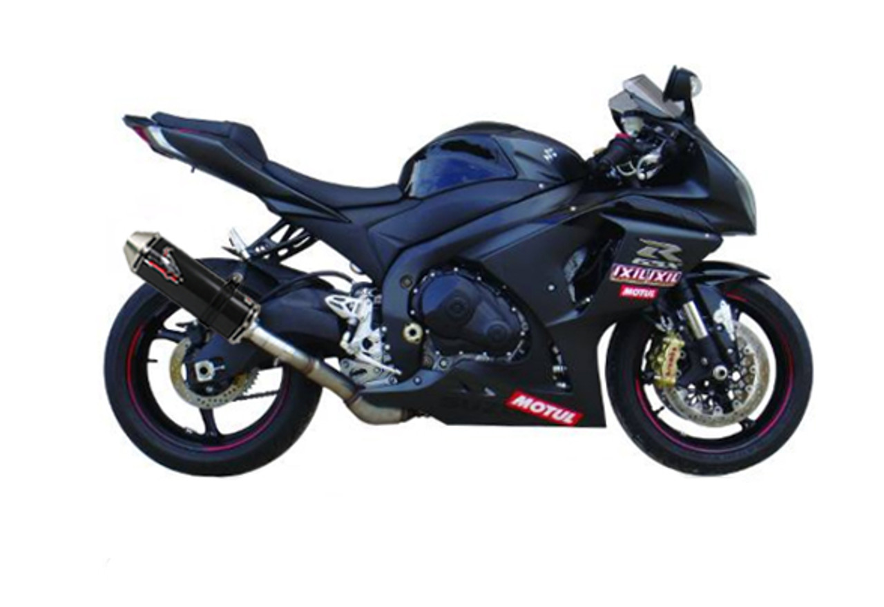 Suzuki GSXR 1000 2012-2015 Screaming Demon Black Oval S/O Performance Exhaust