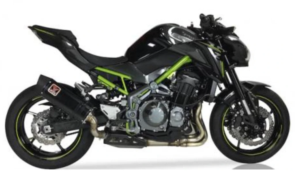 KAWASAKI Z900 2017-2024 IXIL XTREM BLACK HEX-OV Slip-on Performance Exhaust