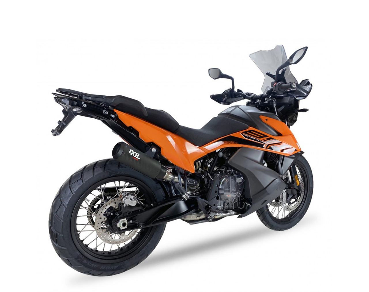 KTM 890 ADVENTURE  2020-2024 IXIL IXRACE RCR CARBON FIBER SLIP ON EXHAUST