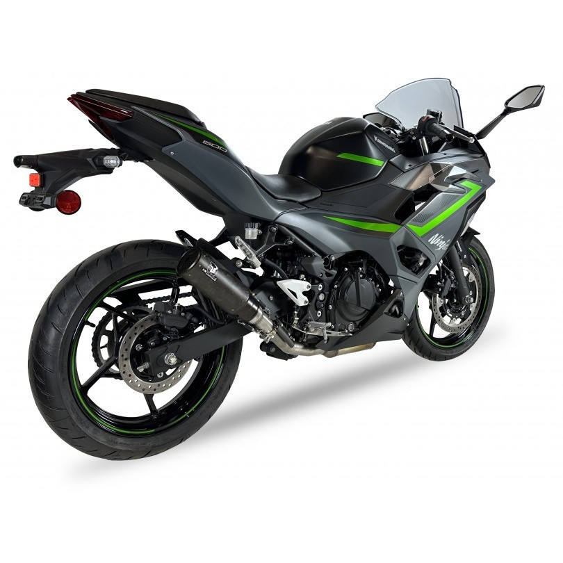 KAWASAKI NINJA 500 2024-2027 IXIL IXRACE DCX CARBON FIBER SLIP ON EXHAUST