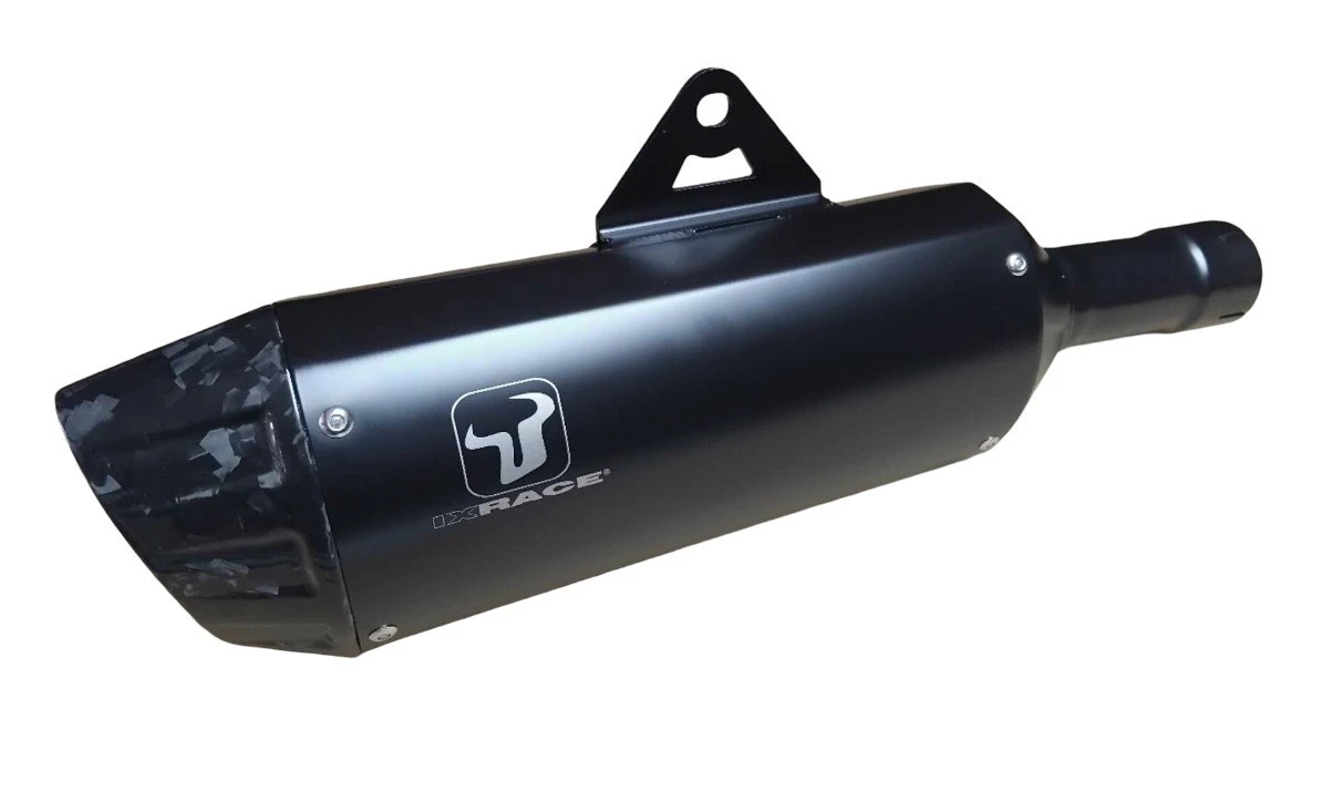 TRIUMPH TIGER 1200 2022-2026 IXIL IXRACE DESERT BLACK Slip-on Exhaust BC4093SBC