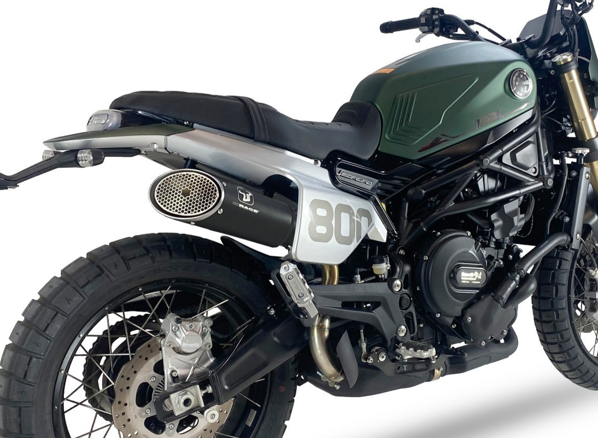 BENELLI LEONCINO 800 TRAIL 2022   IXIL IXRACE MK1B SLIP ON EXHAUST BB5254SB