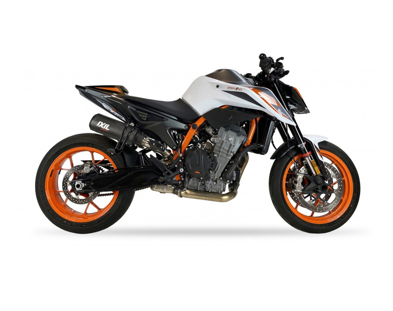 KTM 790 890 DUKE IXIL IXRACE RCR CARBON FIBER SLIP ON EXHAUST