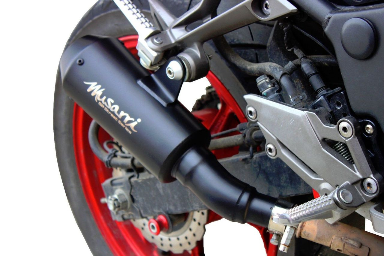 Kawasaki Ninja 250R 2008-2012 Musarri Street Series GP Slip-on Exhaust