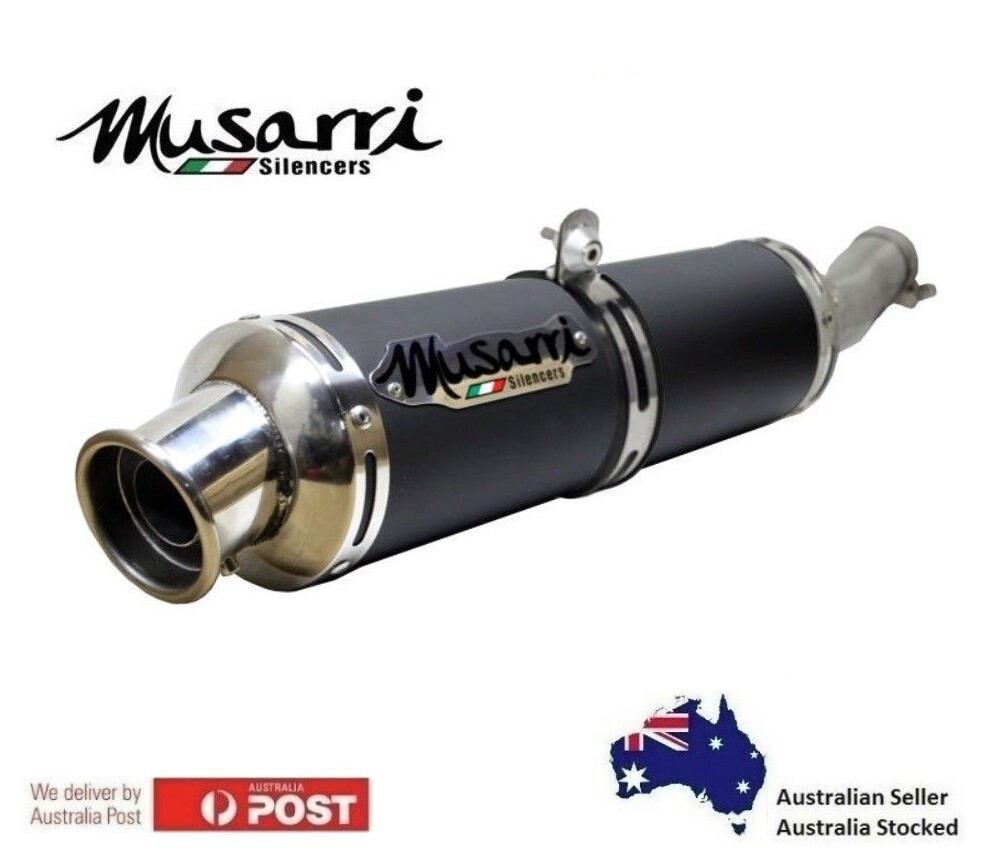 CB1300 S/F 03-11 Musarri Slip On Exhaust - BLACK - product photo