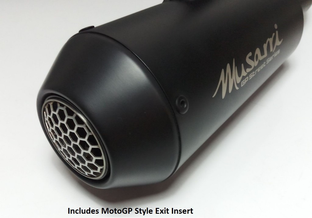 Rebel 500 S CMX500 2017-2026 Musarri Street Series GP Slip-on Exhaust - product photo
