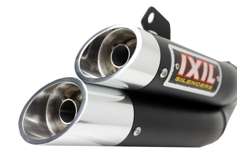 Kawasaki Z-300 2013-2018 IXIL L3X DUAL HYPERLOW XL BLACK (SLIP ON EXHAUST)