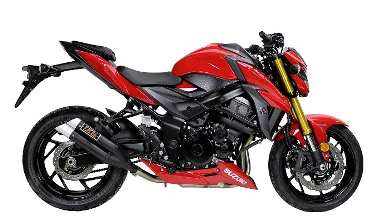 SUZUKI GSX-S 750 2017-2023 IXIL L3X DUAL HYPERLOW XL BLACK (SLIP ON EXHAUST)
