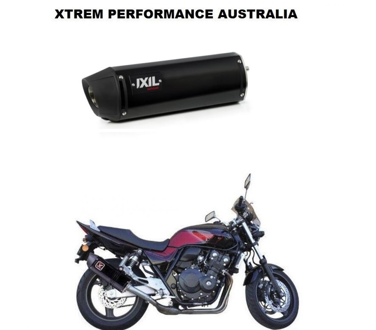 HONDA CB400 S/F SUPERFOUR 2008-2018 IXIL XTREM OVAL (slip on 