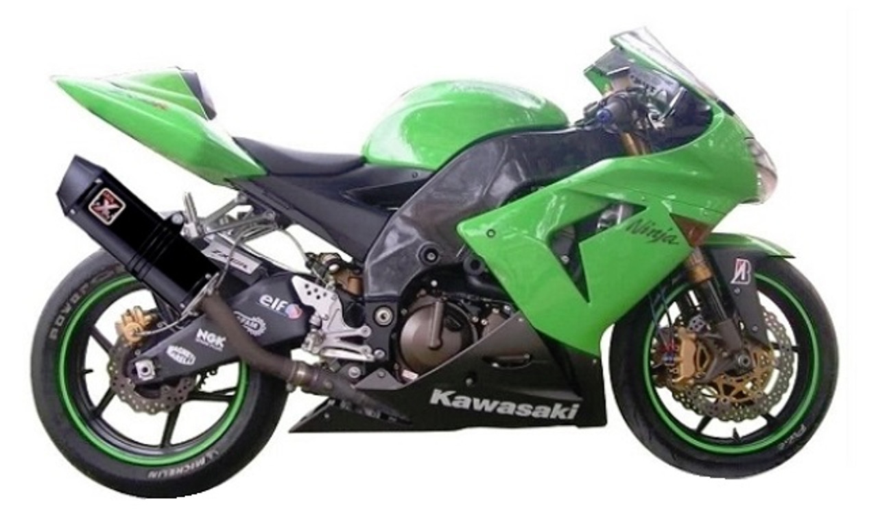 KAWASAKI ZX10 R 2004-2005 IXIL XTREM BLACK OVAL (bolt on exhaust)