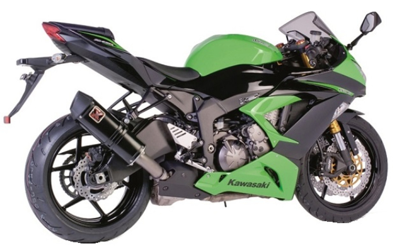 KAWASAKI ZX6R /636R 2012-2019 IXIL XTREM BLACK OVAL (CAT ON slip on  exhaust) - Xtrem Performance