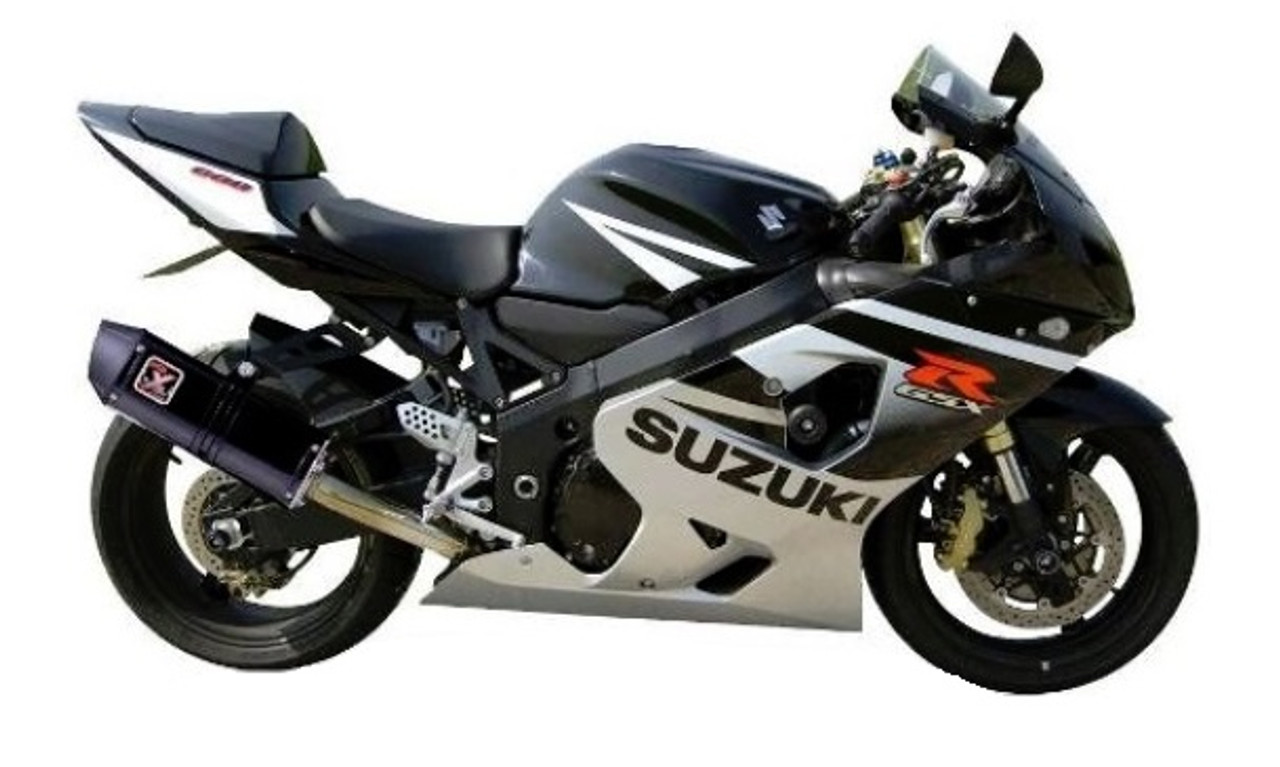 SUZUKI GSX-R 600 2001-2005 IXIL XTREM BLACK OVAL (bolt on exhaust)