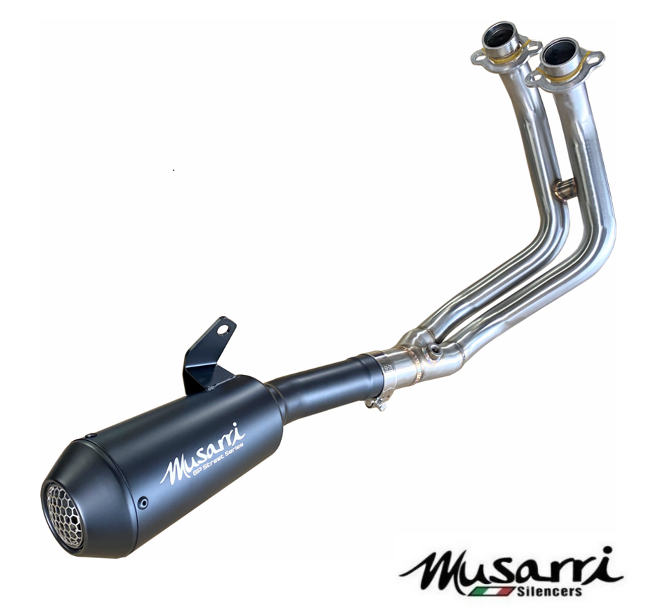 XSR 700 2014 - 2020 - Musarri Street Series GP Full System Exhaust - BLACK