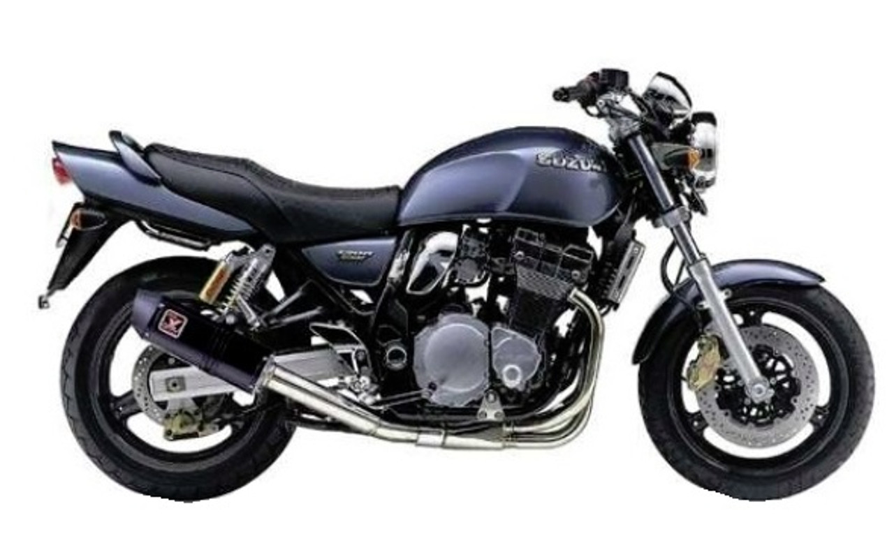 SUZUKI GSX-1200 INAZUMA 1999-2003 IXIL XTREM BLACK OVAL (slip on exhaust)