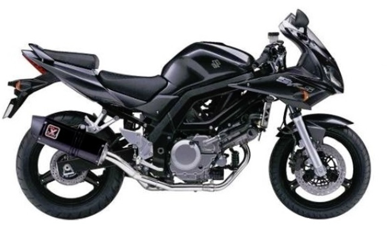 SUZUKI SV 650 /S /FA 2006-2012 IXIL XTREM BLACK OVAL (slip on exhaust)