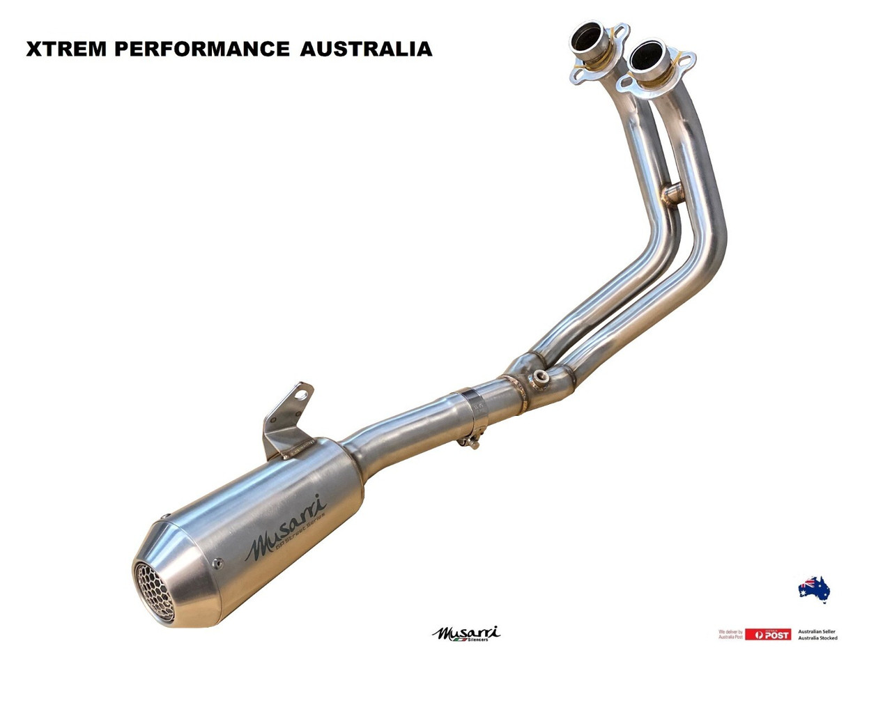 Yamaha MT-07 / Tracer 700 2014-2020 MUSARRI GP Street Full Exhaust - Stainless - product photo