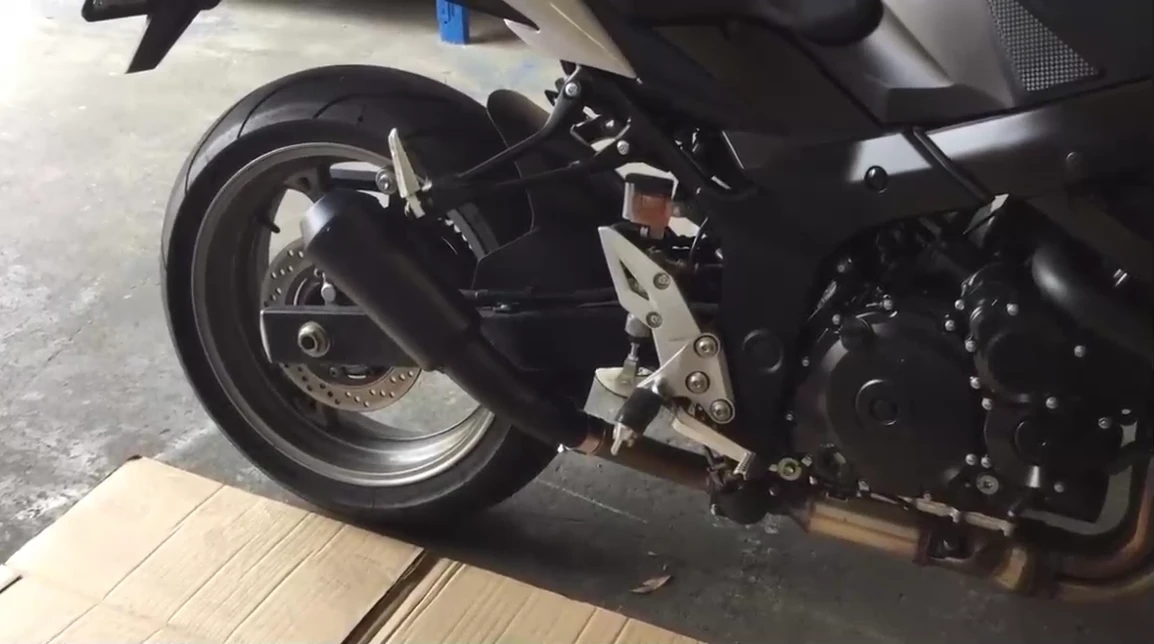 Suzuki GSR750 11-16 /  GSXS750 16-23 - Musarri Street Series GP Slip-on Exhaust - product photo