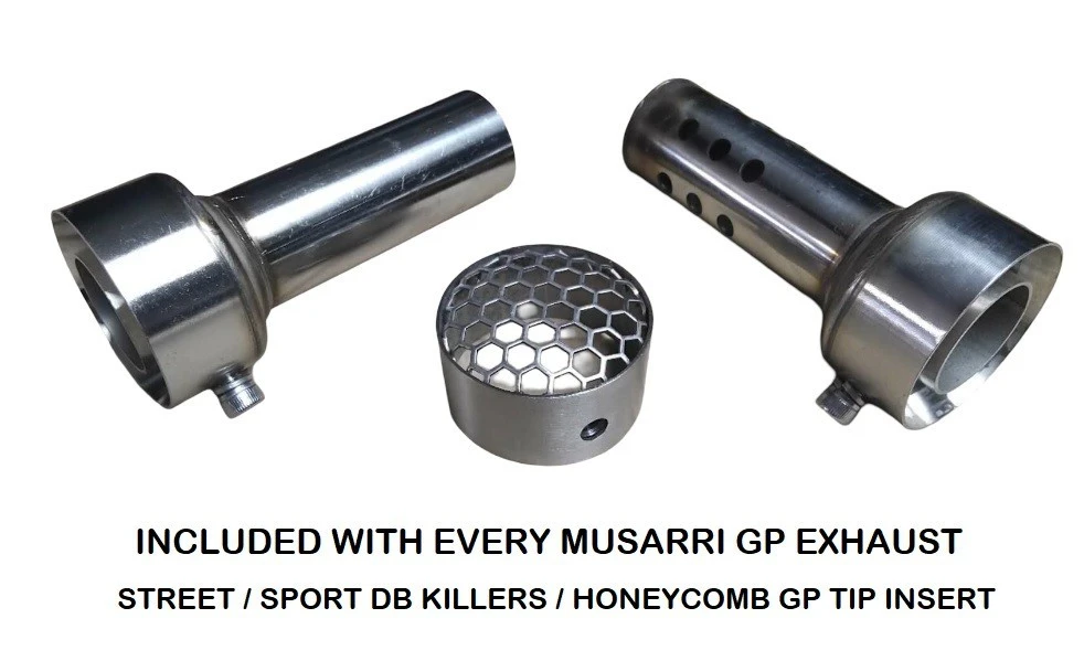 Suzuki GSR750 11-16 /  GSXS750 16-24 - Musarri Street Series GP Slip-on Exhaust - SS - product photo