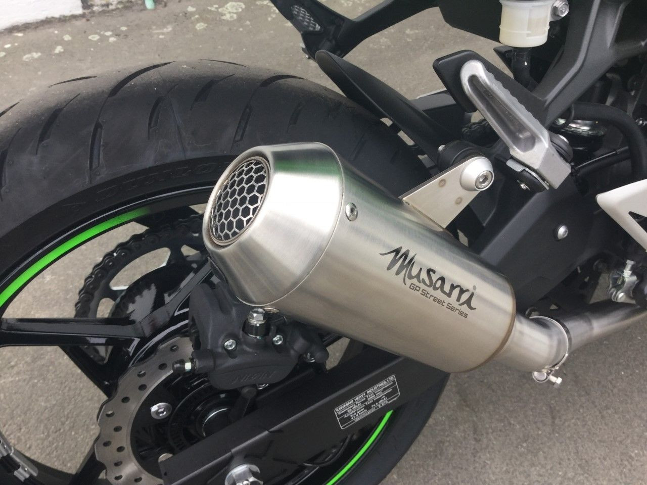 Ninja 400 2018 - 2024 - Musarri  GP Street Series SS Slip-on Exhaust