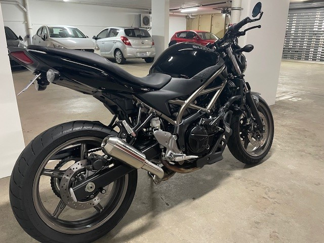 Suzuki SV650/S/X Lams 2016-2026 - Musarri Street Series SS GP Slip-on Exhaust - product photo