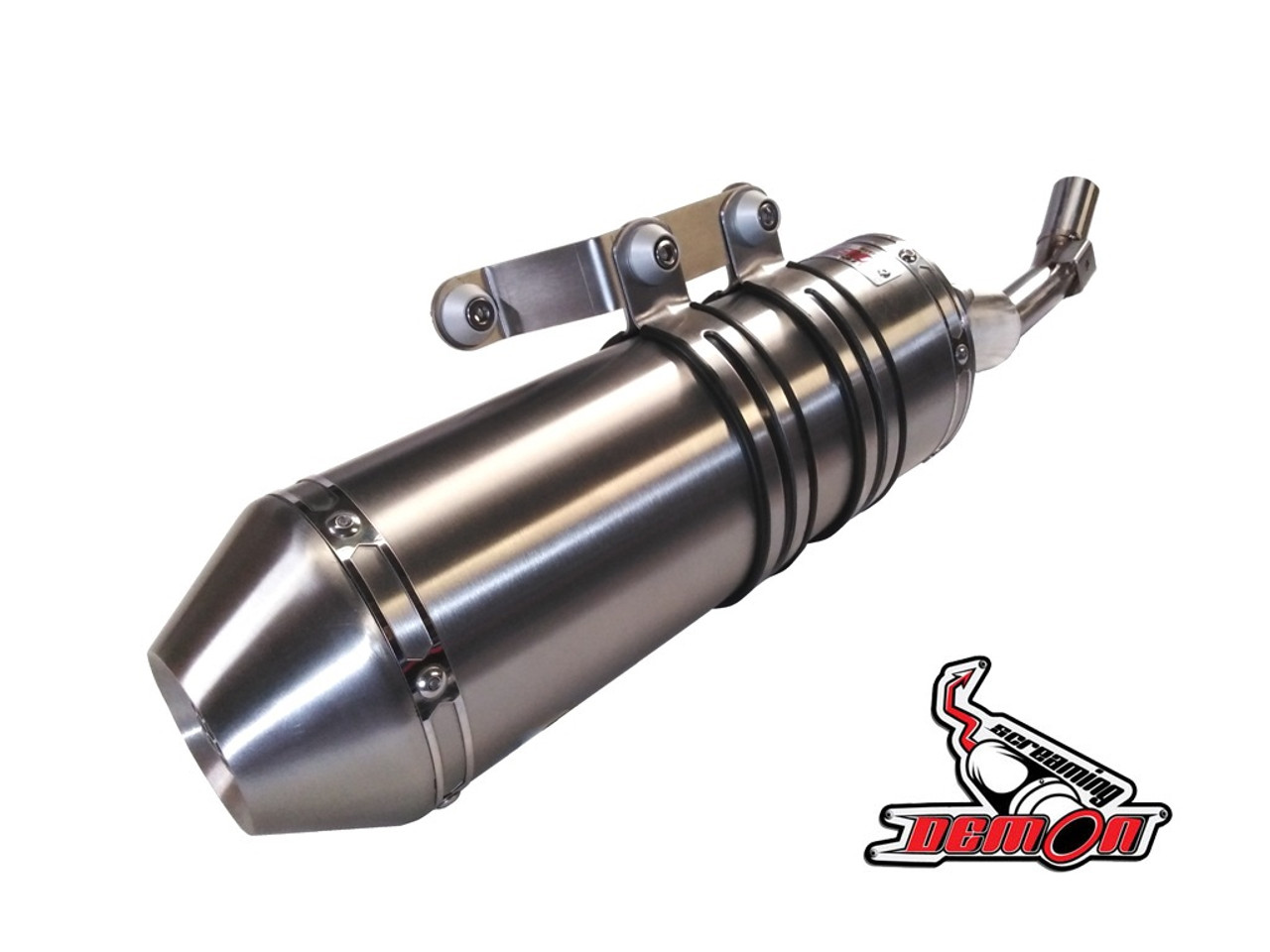 DR650 SE 1996-2023 Screaming Demon Stainless S/O Oval Exhaust