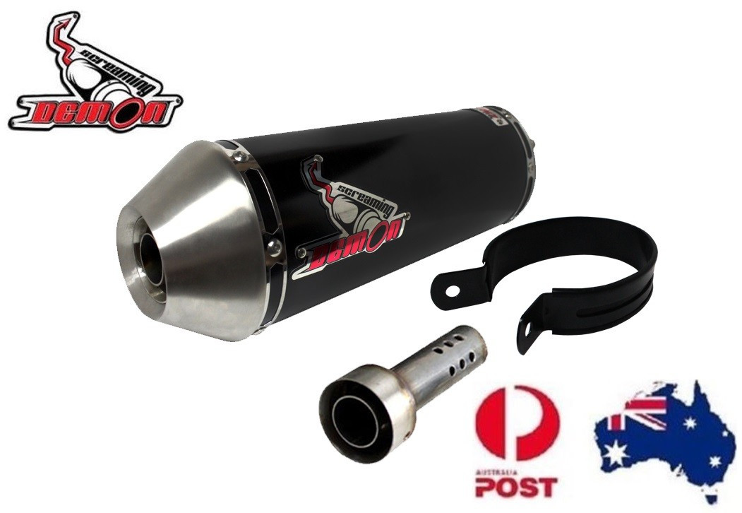 Honda VFR1200 F 2010-2018 Screaming Demon Black Oval slip on Performance Exhaust - product photo