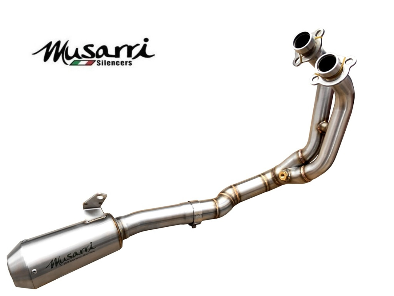 Yamaha YZF R7 2022- 2024 Musarri Street Series GP Full System Exhaust - Stainless