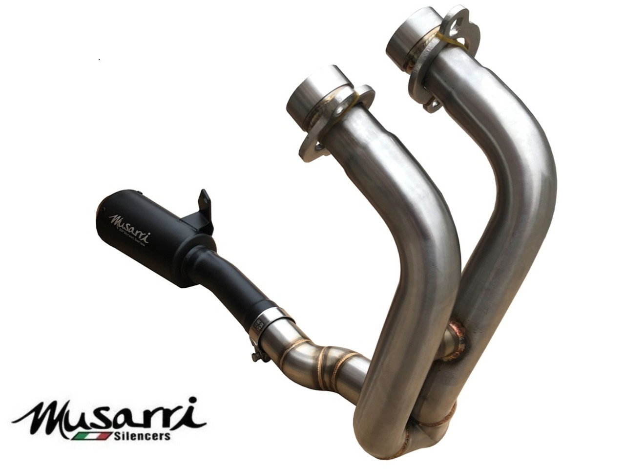 MT 07 2021-2024  Musarri Street Series GP Full System Exhaust - BLACK