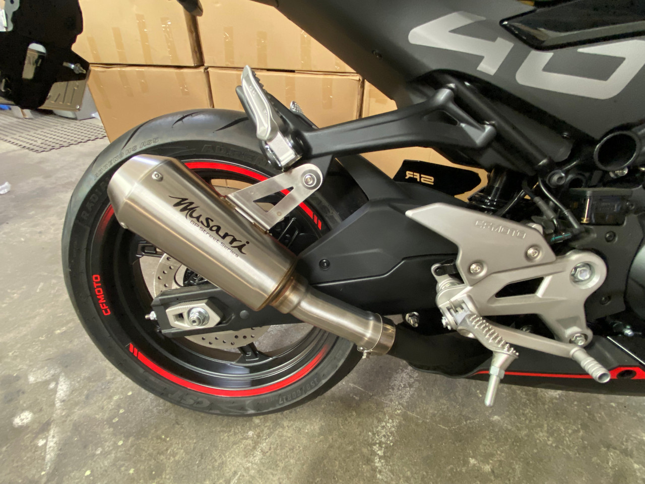 450 SR 2023 - > Musarri Street Series GP Stainless Slip-on Exhaust