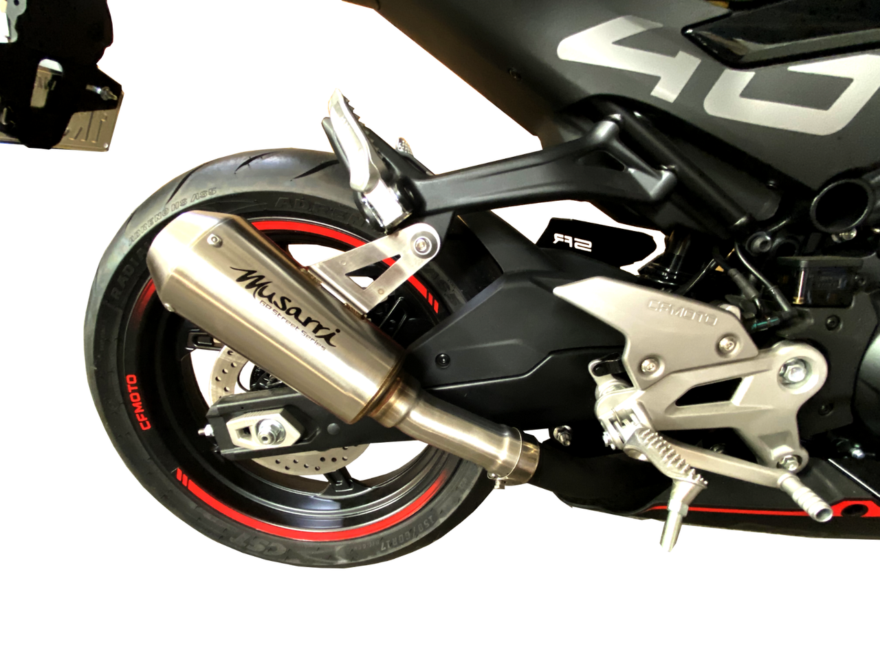 450 SR 2023 - > Musarri Street Series GP Stainless Slip-on Exhaust - product photo