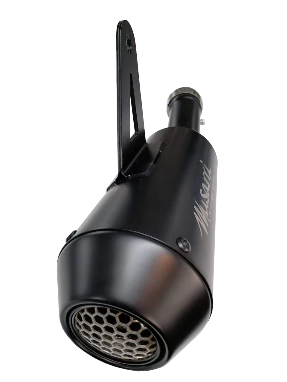 CFMOTO 450MT 2024-2026 MUSARRI GP Street Slip-on Exhaust - Black or Stainless - product photo