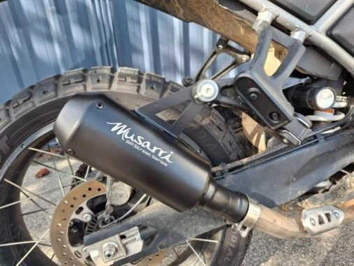 CFMOTO 450MT 2024-2026 MUSARRI GP Street Slip-on Exhaust - Black or Stainless - product photo