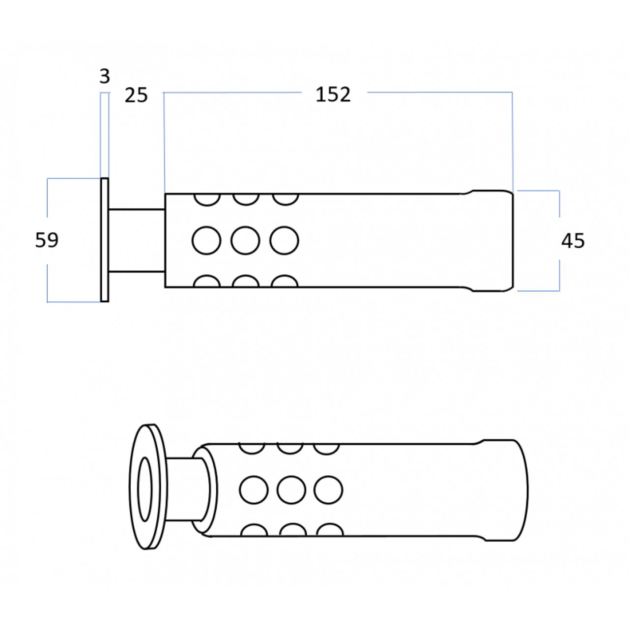 Baffle insert TP-OVC12EX  - IXIL RC RB RC3 Exhausts