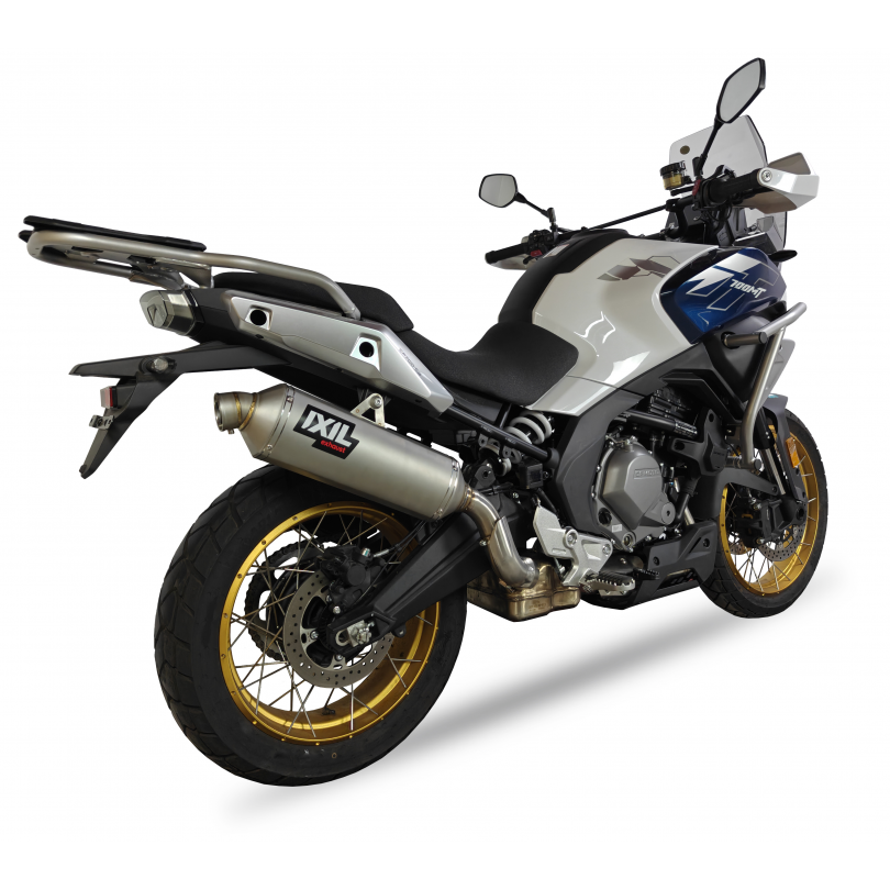 CFMOTO 700MT 2025–2026 IXIL Rally RF3042SS stainless exhaust