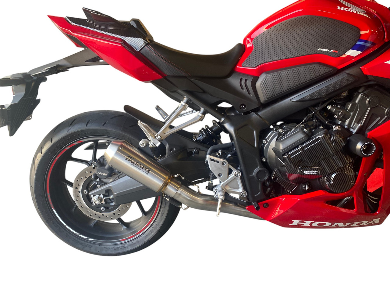 Honda CBR650R CB650R 2024–2026 MUSARRI GP-x Full High Mount Exhaust