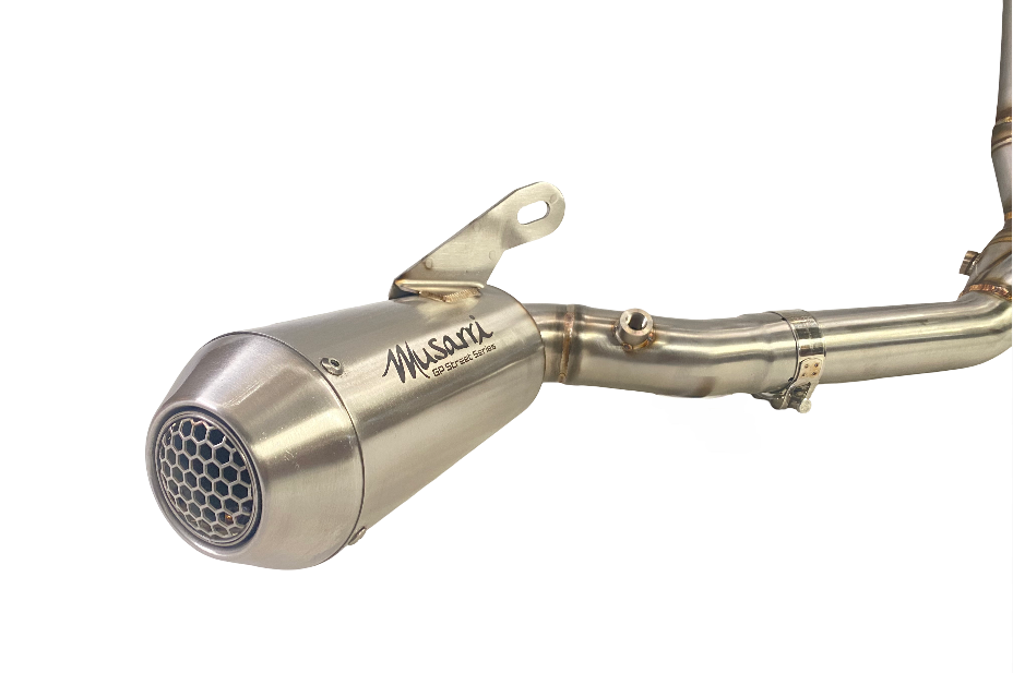 Daytona 660 2024 - 2026 Musarri Exhaust  Musarri Street Series GP Full Exhaust Stainless