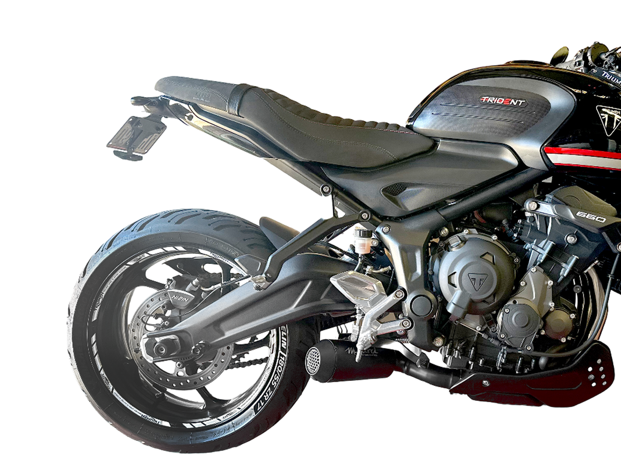 Daytona Trident 660 2021-2026. Musarri GP Street Black
