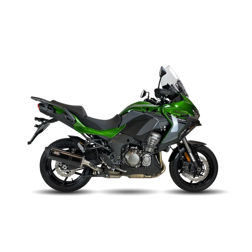 Kawasaki Versys 1000 2019-2024 IXIL Xtrem Black HEXOVAL Slip-on Exhaust - gallery image 2