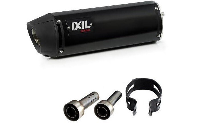 Honda CB600 F/S Hornet 2007-2015 IXIL Xtrem Black HEXOVAL Slip-on Exhaust - gallery image 2