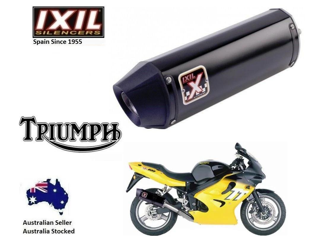 Triumph TT600 2000-2002 IXIL Xtrem Black HEXOVAL Bolt-on Exhaust - gallery image 1