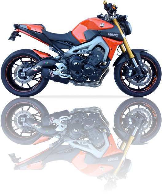Yamaha XSR900 2016-2021 IXIL Xtrem Black HEXOVAL Full System Exhaust - gallery image 3